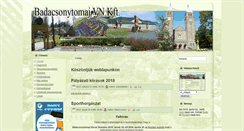 Desktop Screenshot of bvu.hu